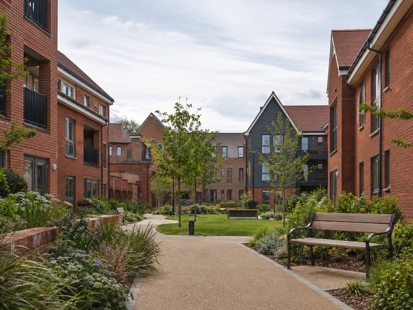 A welcoming, well-maintained UK housing community